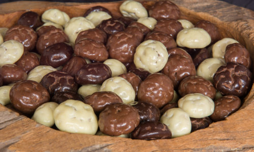 Biologische kruidnoten kruidnoot chocolade coating drageren