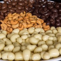 cashews chocolade coating drageren
